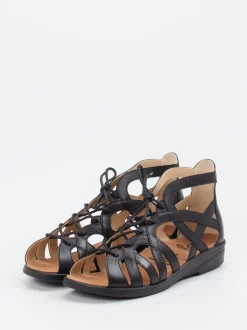 Ganter – Komfort-Sandalen aus Kalbleder schwarz