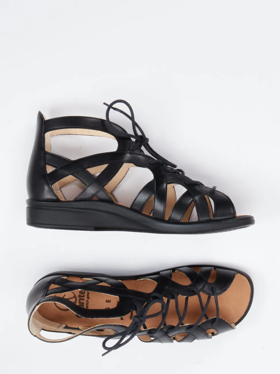 Ganter – Komfort-Sandalen aus Kalbleder schwarz