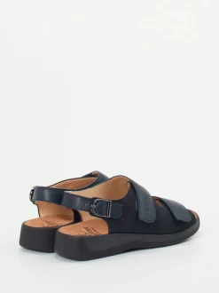 Ganter – Komfort-Sandalen aus Kalbleder Dunkelblau