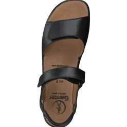 Ganter – Komfortsandalen aus Kalbleder Schwarz