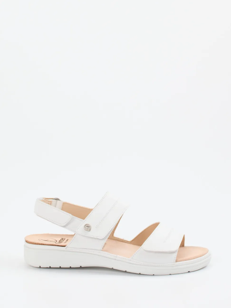 Ganter – Komfortsandalen aus Kalbleder Weiß