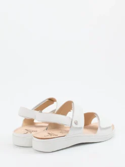 Ganter – Komfortsandalen aus Kalbleder Weiß