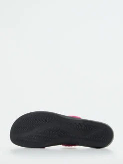 Ganter – Komfort-Sandalen aus Textil und Veloursleder pink