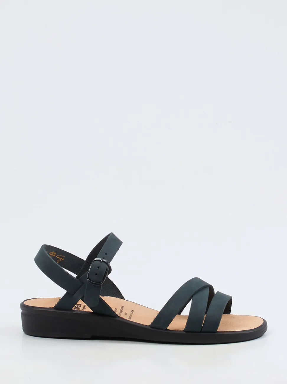 Ganter – Komfort-Sandalen aus Nubukleder Dunkelpetrol