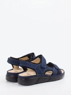 Ganter – Komfortsandalen aus Nubukleder Marineblau