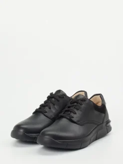 Ganter – Komfort-Schnürschuh aus Kalbleder schwarz