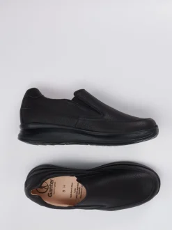 Ganter – Komfort-Slipper aus Kalbleder schwarz