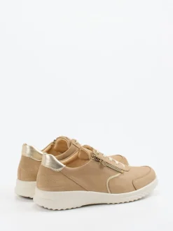 Ganter – Komfort-Sneaker aus Nubukleder beige