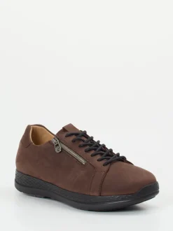 Ganter – Komfort-Sneaker aus Nubukleder Dunkelbraun