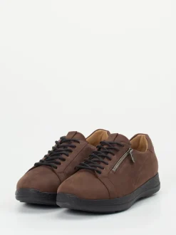 Ganter – Komfort-Sneaker aus Nubukleder Dunkelbraun