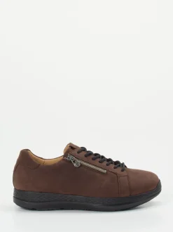 Ganter – Komfort-Sneaker aus Nubukleder Dunkelbraun