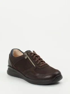 Ganter – Komfort-Sneaker aus Nubukleder dunkelbraun