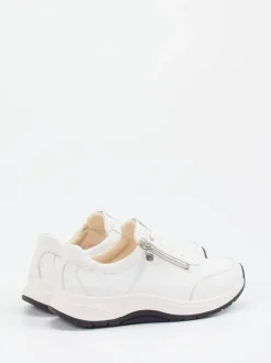 Ganter – Komfort-Sneaker aus Kalbleder weiß