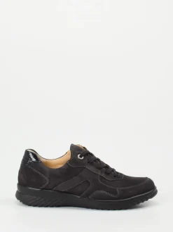 Ganter – Komfort-Sneaker aus Veloursleder grau