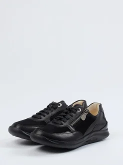 Ganter – Komfort-Sneaker aus Kalbleder schwarz