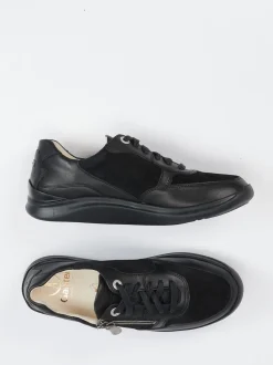Ganter – Komfort-Sneaker aus Kalbleder schwarz