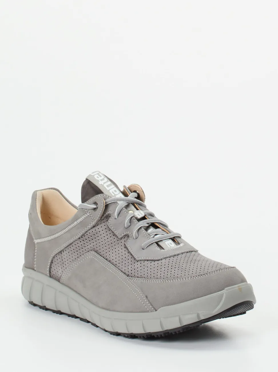 Ganter – Komfort-Sneaker aus Nubukleder grau