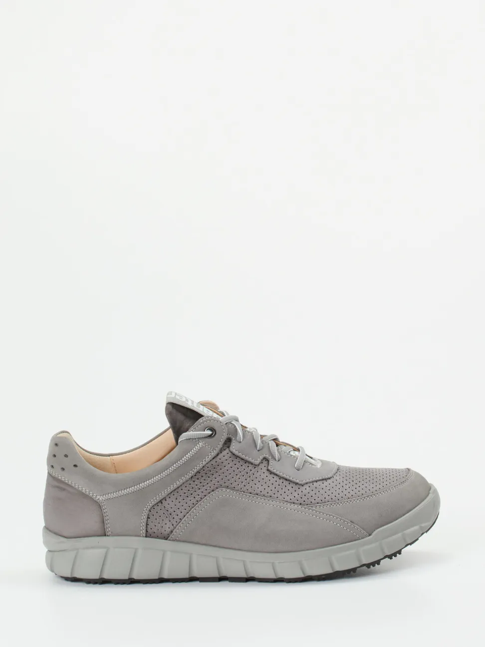 Ganter – Komfort-Sneaker aus Nubukleder grau