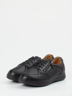 Ganter – Komfort-Sneaker aus Kalbleder Schwarz