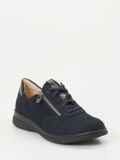 Ganter – Komfort-Sneaker aus Kalbleder dunkelblau