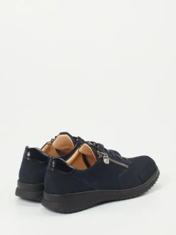 Ganter – Komfort-Sneaker aus Kalbleder dunkelblau