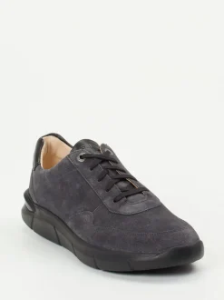 Ganter – Komfort-Sneaker aus Veloursleder anthrazit
