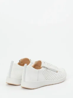 Ganter – Komfort-Sneaker aus Kalbleder weiß