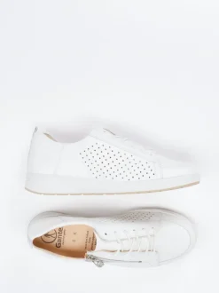 Ganter – Komfort-Sneaker aus Kalbleder weiß