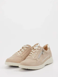 Ganter – Komfort-Sneaker aus Nubukleder beige