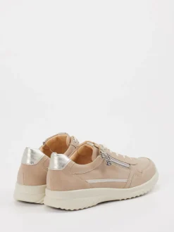Ganter – Komfort-Sneaker aus Nubukleder beige
