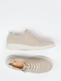 Ganter – Komfort-Sneaker aus Nubukleder beige