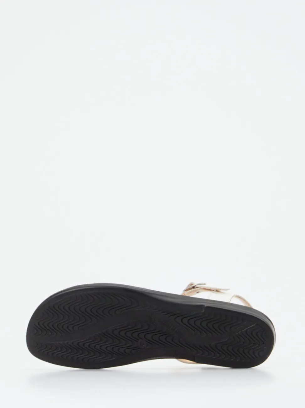 Ganter – Sandalette aus Kalbleder in Weiß Metallic