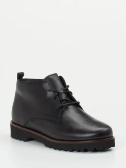 Ganter – Schnürboots aus Kalbleder schwarz
