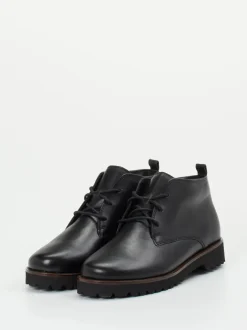 Ganter – Schnürboots aus Kalbleder schwarz