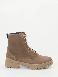 Ganter – Schnürboots aus Veloursleder Braun