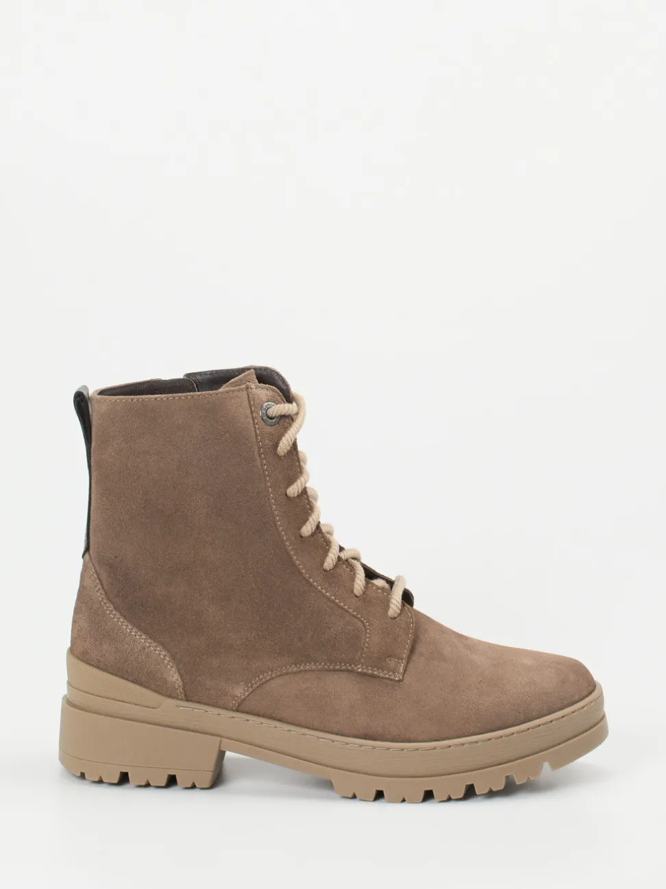 Ganter – Schnürboots aus Veloursleder Braun