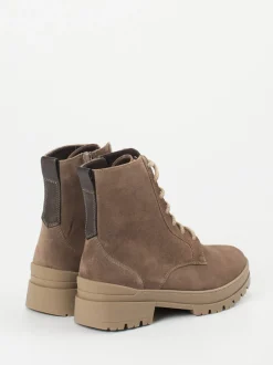 Ganter – Schnürboots aus Veloursleder Braun