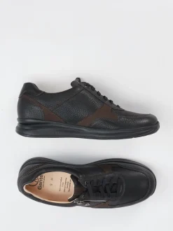 Ganter – Schnürschuh aus Kalbleder in Schwarz