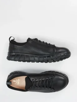 Ganter – Sneaker aus Kalbleder schwarz