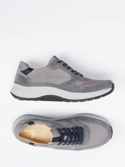 Ganter – Sneaker aus Nubukleder in Grau