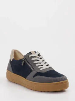 Ganter – Sneaker aus Veloursleder Dunkelblau