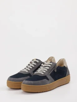 Ganter – Sneaker aus Veloursleder Dunkelblau