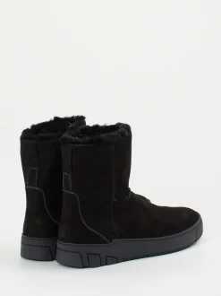 Ganter – Stiefelette aus Nubukleder in Schwarz