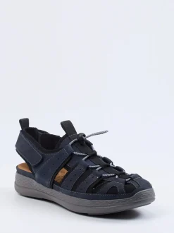 Ganter – Trekking-Sandalen aus Nubukleder dunkelblau
