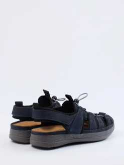 Ganter – Trekking-Sandalen aus Nubukleder dunkelblau