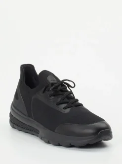 Geox – Herren-Sneaker aus Textilstrick Schwarz