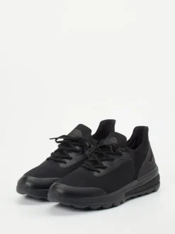 Geox – Herren-Sneaker aus Textilstrick Schwarz