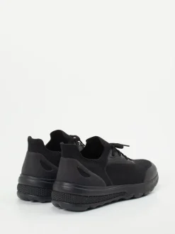 Geox – Herren-Sneaker aus Textilstrick Schwarz