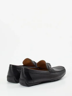 Geox – Penny Loafer aus Kalbleder schwarz