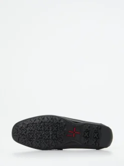 Geox – Penny Loafer aus Kalbleder schwarz